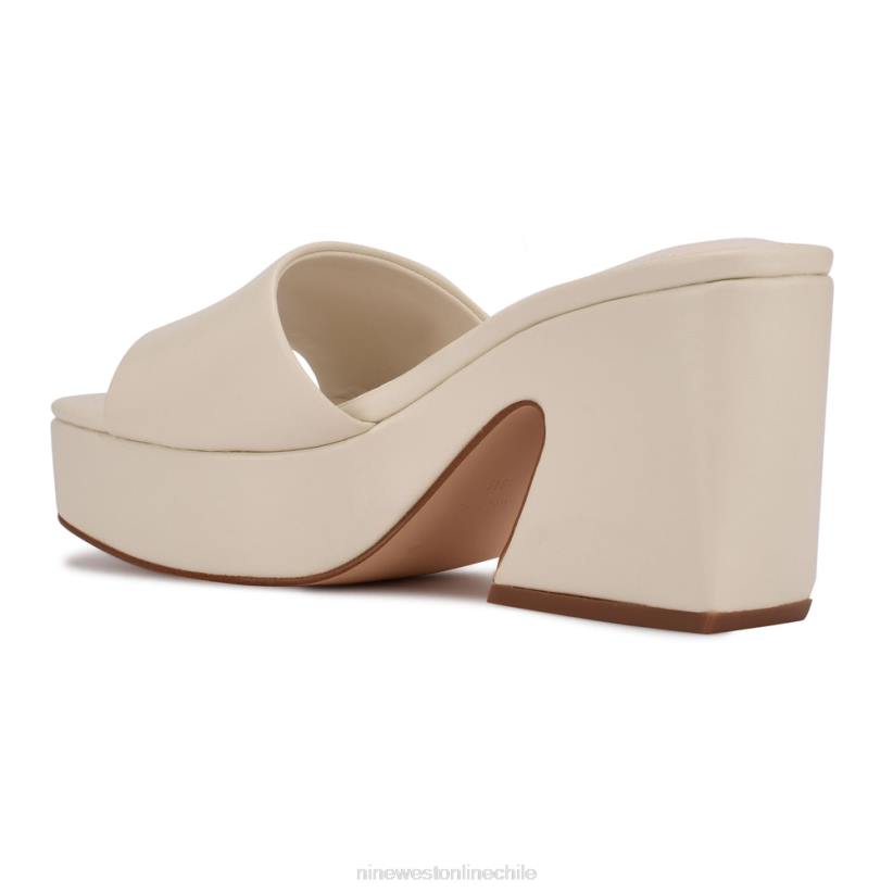 Nine West sandalias oklee con plataforma 2Z2T601 crema elegante Nine West zapatillas chile