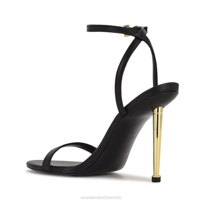Nine West sandalias reina con tira en el tobillo 2Z2T1733 negro Nine West shoes
