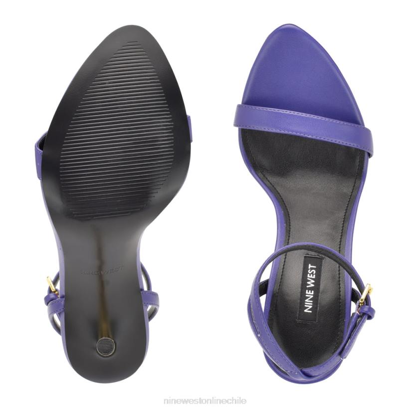 Nine West sandalias reina con tira en el tobillo 2Z2T1815 morado medio Nine West chile outlet