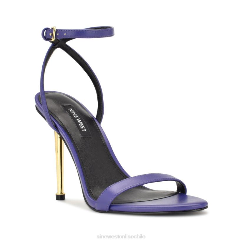 Nine West sandalias reina con tira en el tobillo 2Z2T390 morado medio Nine West sandals