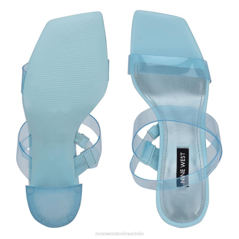 Nine West sandalias tacon tenia 2Z2T1951 azul Nine West zapatillas chile