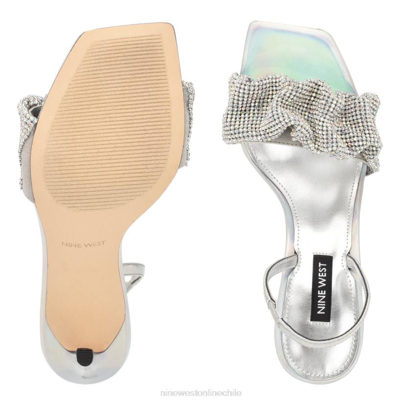 Nine West sandalias taray 2Z2T420 plata iridiscente Nine West sandals