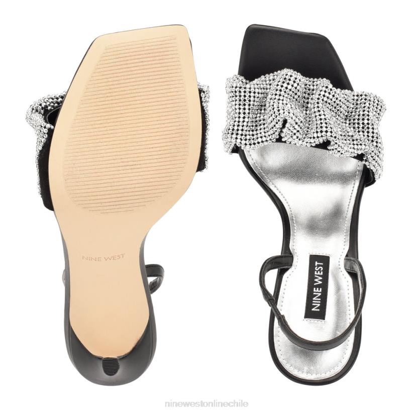 Nine West sandalias taray 2Z2T450 cristal negro Nine West sandals