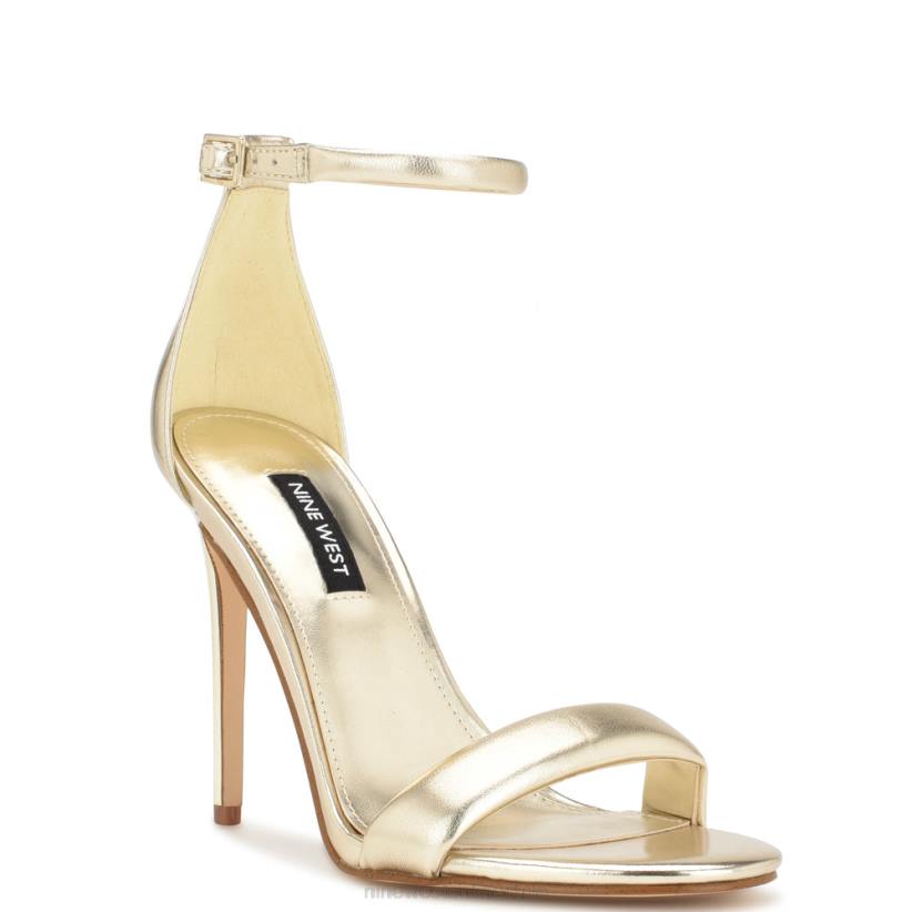 Nine West sandalias teeya con tira en el tobillo 2Z2T209 platino Nine West shoes