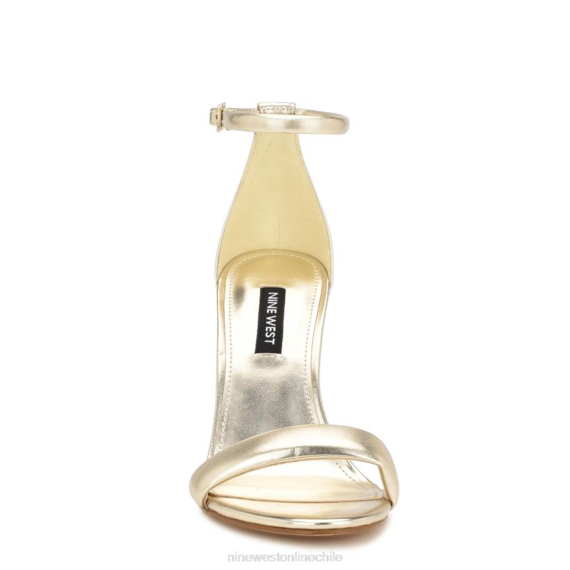 Nine West sandalias teeya con tira en el tobillo 2Z2T209 platino Nine West shoes