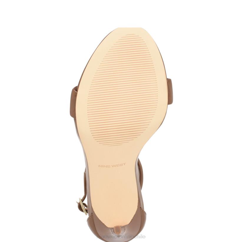 Nine West sandalias teeya con tira en el tobillo 2Z2T210 nueva patente de arce Nine West sandals