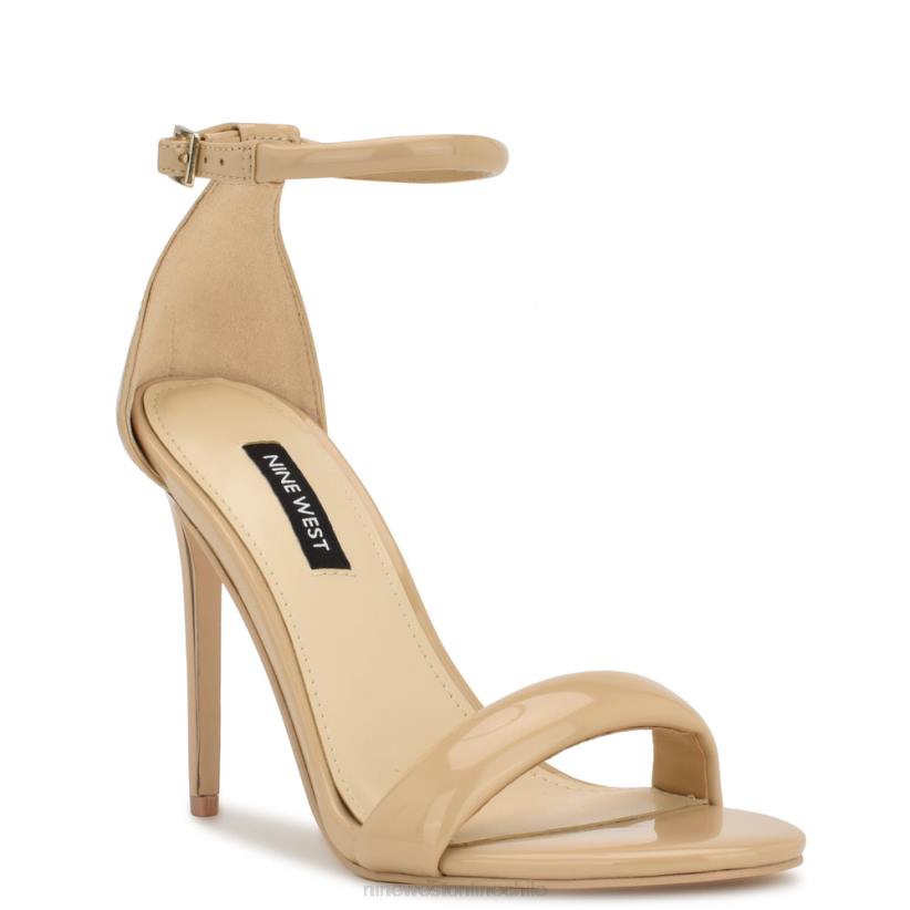 Nine West sandalias teeya con tira en el tobillo 2Z2T211 patente natural ligera Nine West zapatillas chile
