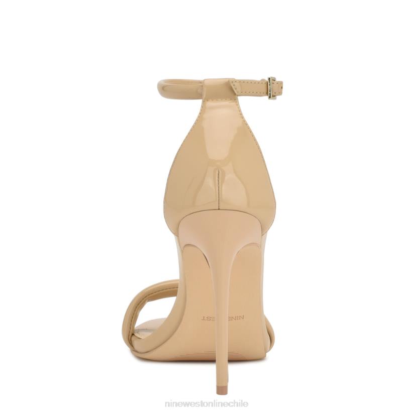 Nine West sandalias teeya con tira en el tobillo 2Z2T211 patente natural ligera Nine West zapatillas chile