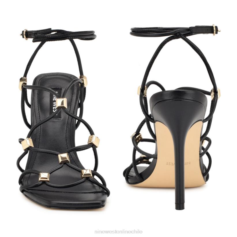 Nine West sandalias tenor con tacón cruzado en el tobillo 2Z2T254 negro Nine West chile carteras