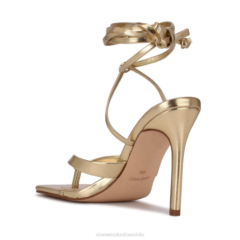 Nine West sandalias terrie de tacón cruzadas en el tobillo 2Z2T1995 platino Nine West chile outlet