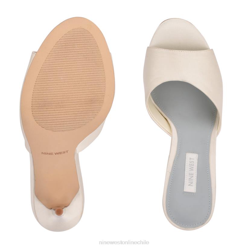 Nine West sandalias tipo chancla con tacón divas 2Z2T476 marfil Nine West chile carteras
