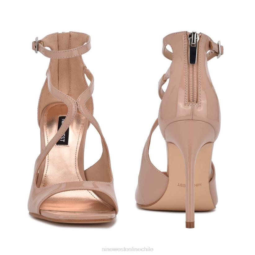 Nine West sandalias tulah con tira en el tobillo 2Z2T499 patente apenas desnuda Nine West zapatillas chile