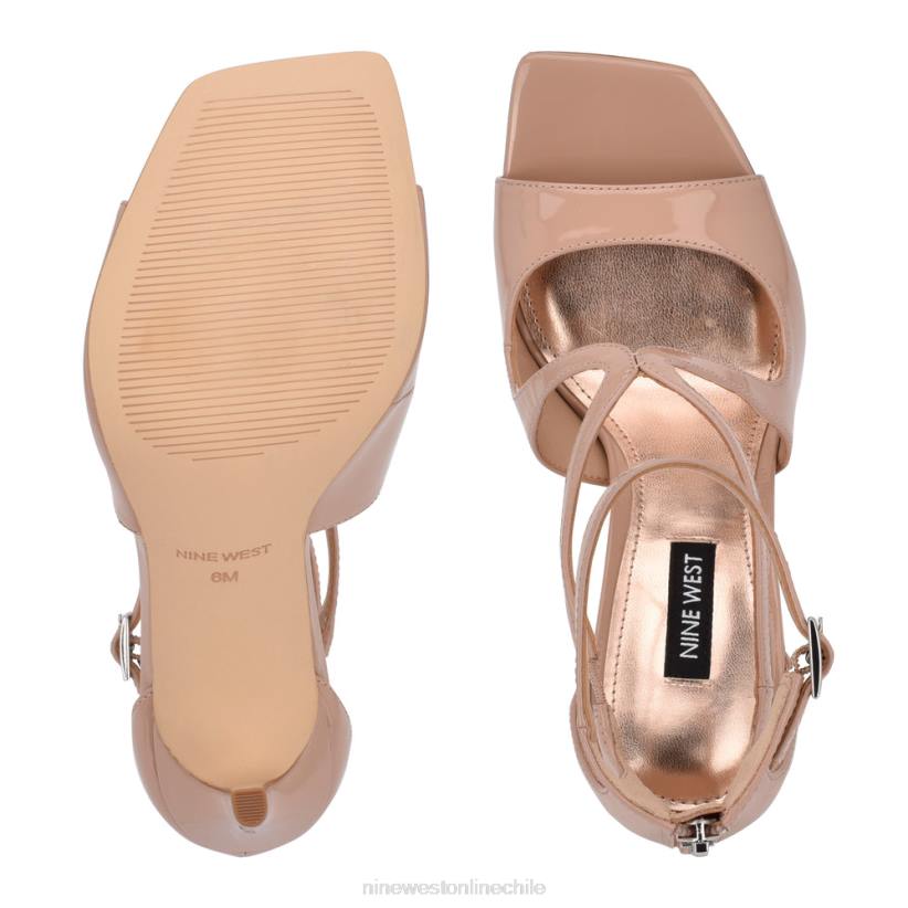 Nine West sandalias tulah con tira en el tobillo 2Z2T499 patente apenas desnuda Nine West zapatillas chile