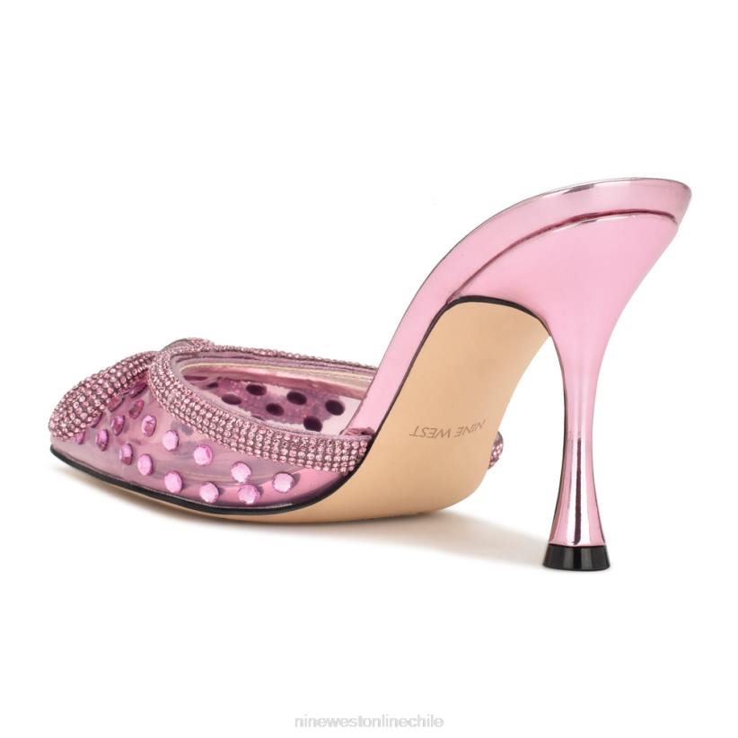 Nine West chanclas de tacón nanita 2Z2T709 cristal rosa Nine West zapatillas chile