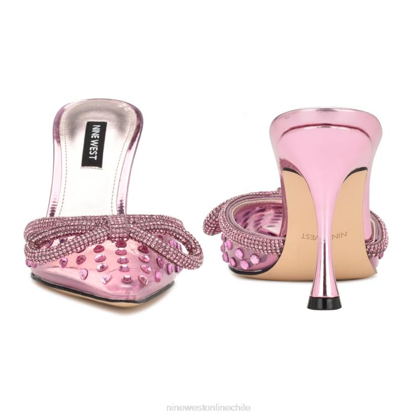 Nine West chanclas de tacón nanita 2Z2T709 cristal rosa Nine West zapatillas chile