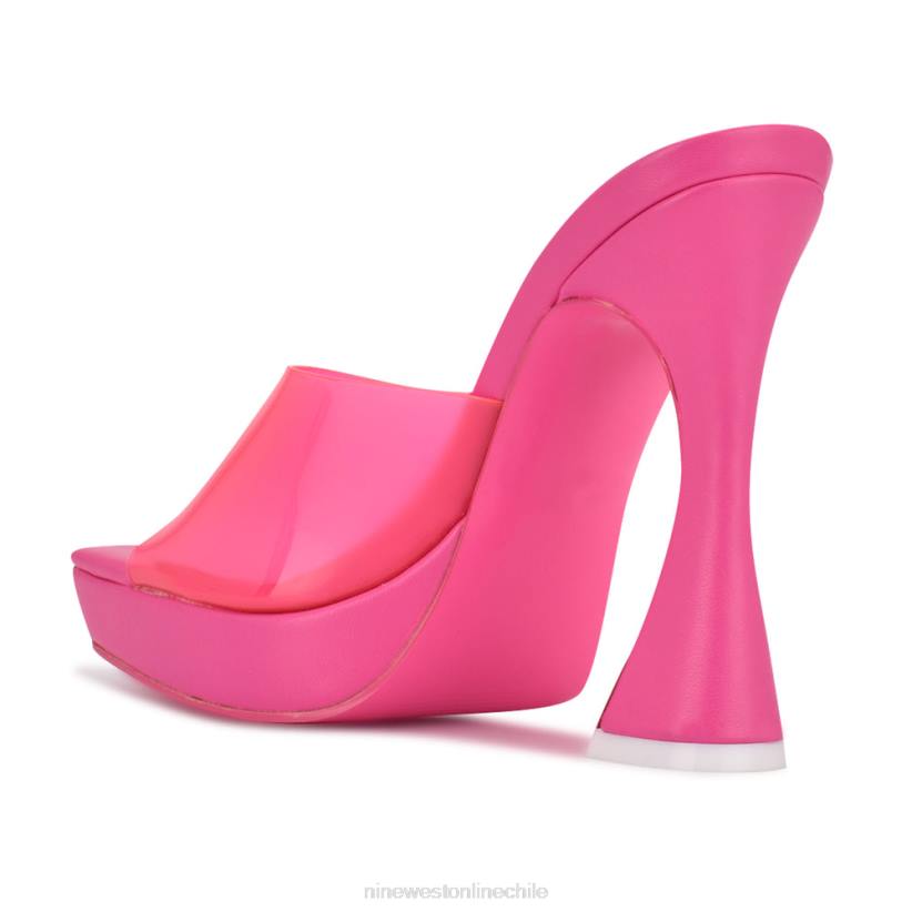 Nine West sandalias ansel con plataforma 2Z2T1971 rosa neón Nine West chile outlet