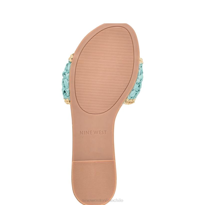 Nine West sandalias beehiv 2Z2T2938 azul Nine West chile outlet