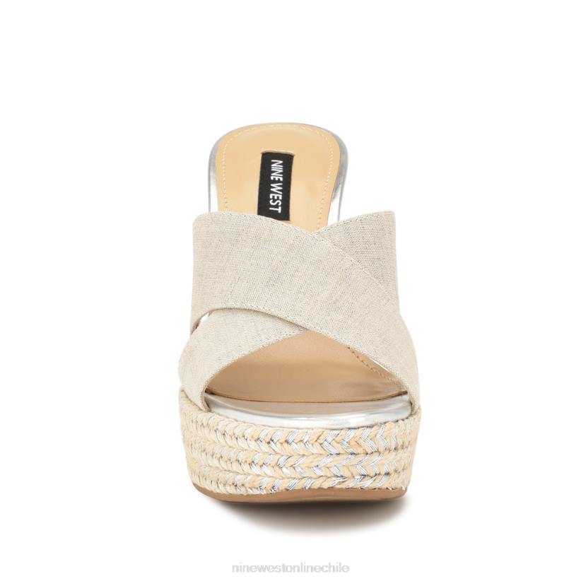 Nine West sandalias con cuña en tonos 2Z2T658 luz natural Nine West cartera negra