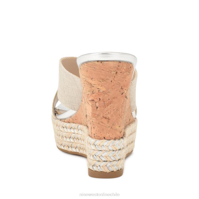 Nine West sandalias con cuña en tonos 2Z2T658 luz natural Nine West cartera negra