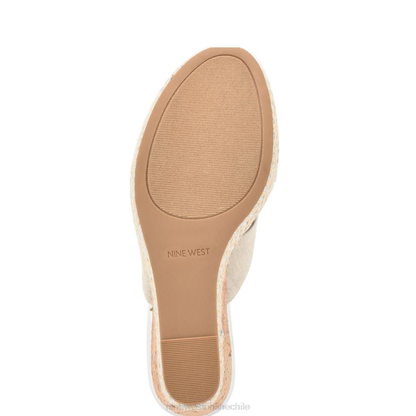 Nine West sandalias con cuña en tonos 2Z2T658 luz natural Nine West cartera negra