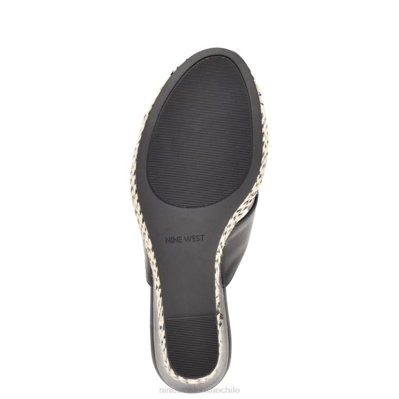 Nine West sandalias con cuña en tonos 2Z2T659 negro Nine West shoes