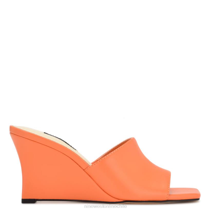 Nine West sandalias con cuña rovah 2Z2T682 naranja Nine West cartera negra