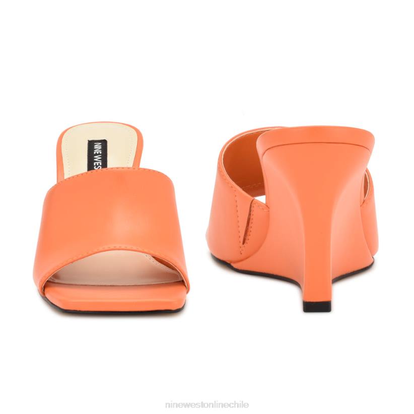Nine West sandalias con cuña rovah 2Z2T682 naranja Nine West cartera negra