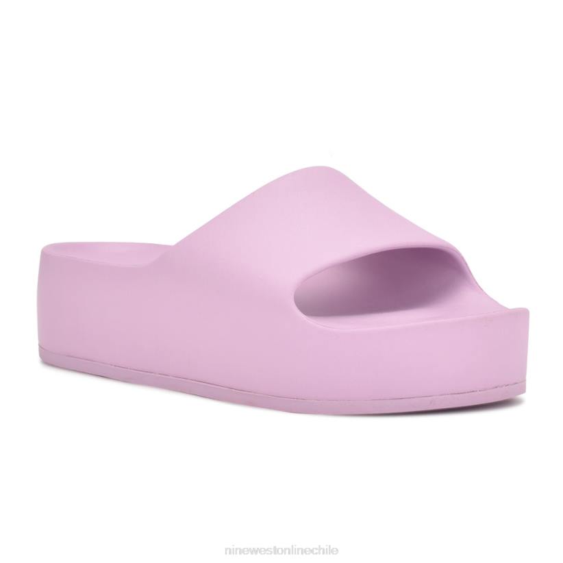 Nine West sandalias con plataforma para piscina 2Z2T676 violeta claro Nine West cartera negra