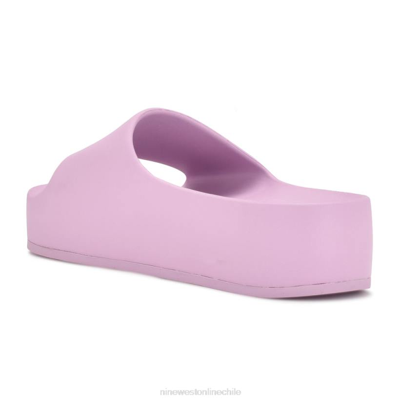Nine West sandalias con plataforma para piscina 2Z2T676 violeta claro Nine West cartera negra