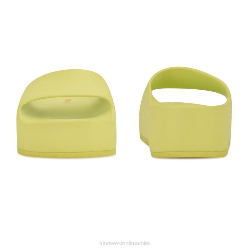 Nine West sandalias con plataforma para piscina 2Z2T989 lima neón Nine West shoes