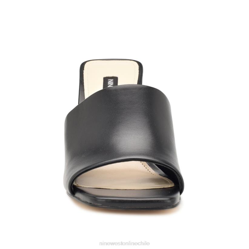 Nine West sandalias con tacón teice 2Z2T652 negro Nine West cartera negra