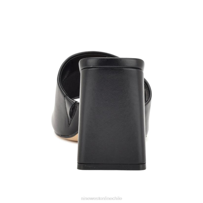 Nine West sandalias con tacón teice 2Z2T652 negro Nine West cartera negra