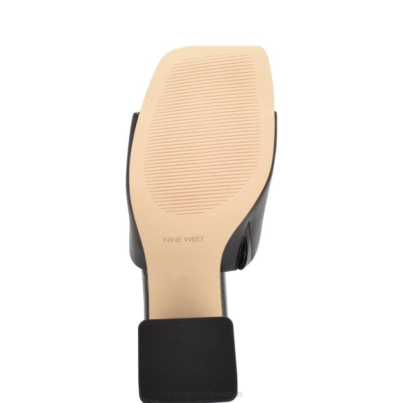 Nine West sandalias con tacón teice 2Z2T652 negro Nine West cartera negra