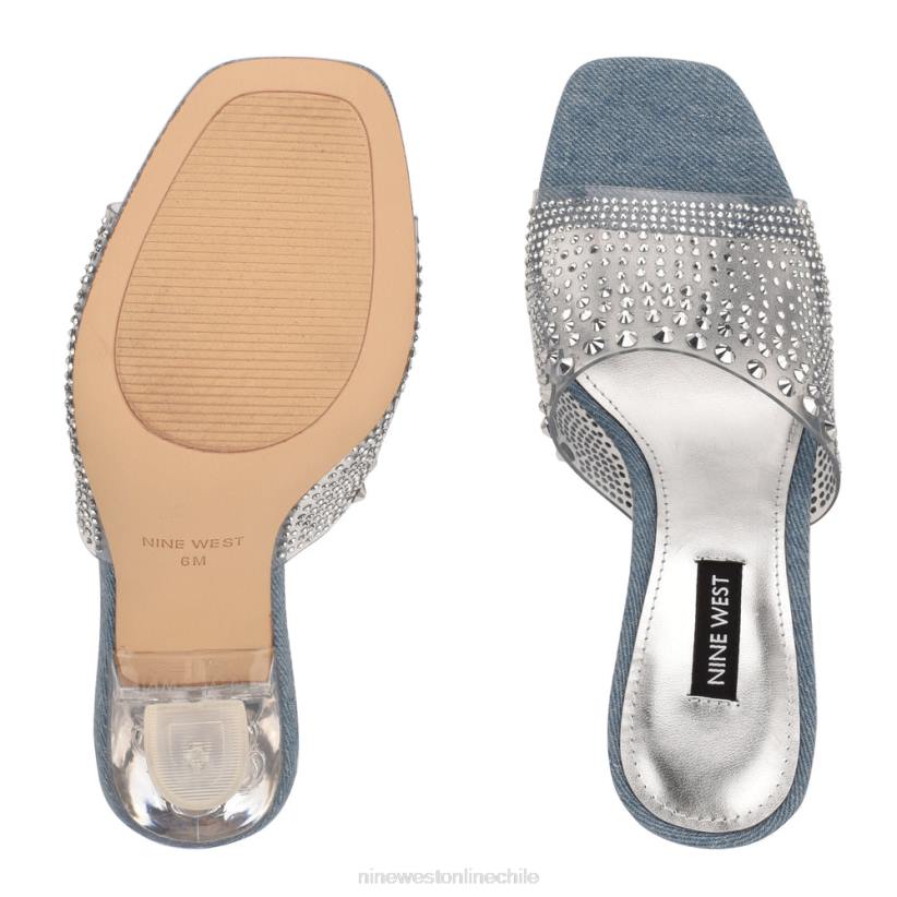 Nine West sandalias de tacón con cremallera y strass 2Z2T877Nine West zapatillas chile