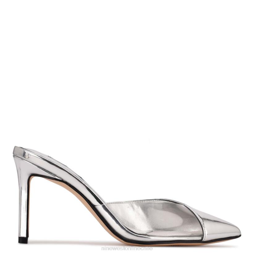 Nine West sandalias de tacón ellia 2Z2T693 plata/transparente Nine West chile outlet