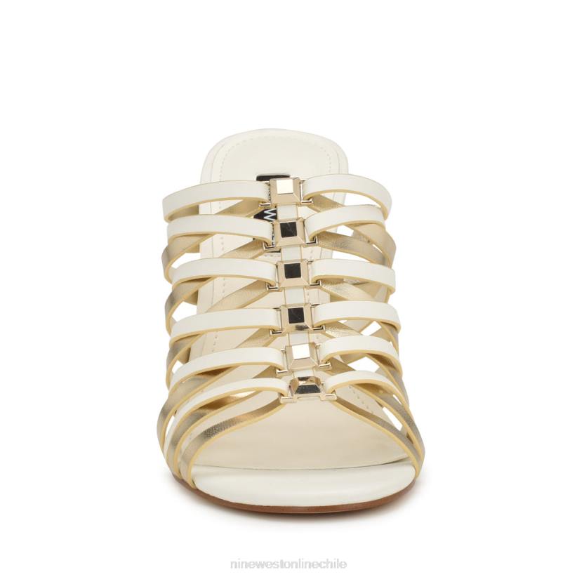 Nine West sandalias de tacón imprescindibles 2Z2T1703 platino blanco Nine West shoes
