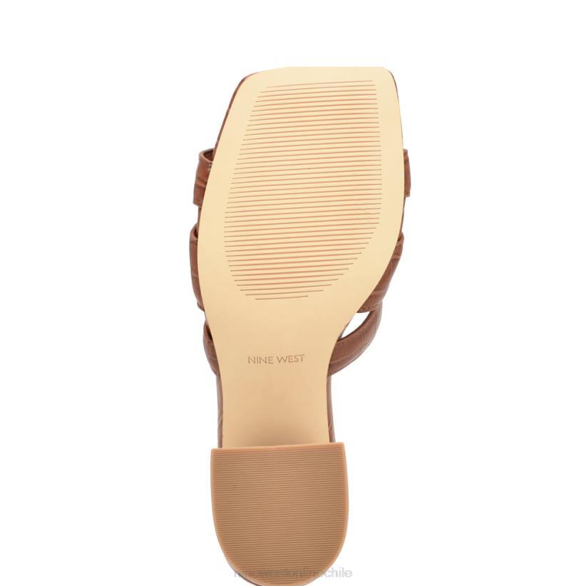 Nine West sandalias de tacón kaelyn 2Z2T2082 cocodrilo marrón Nine West sandals