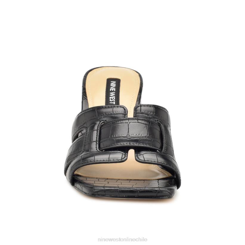 Nine West sandalias de tacón kaelyn 2Z2T2083 cocodrilo negro Nine West zapatillas chile