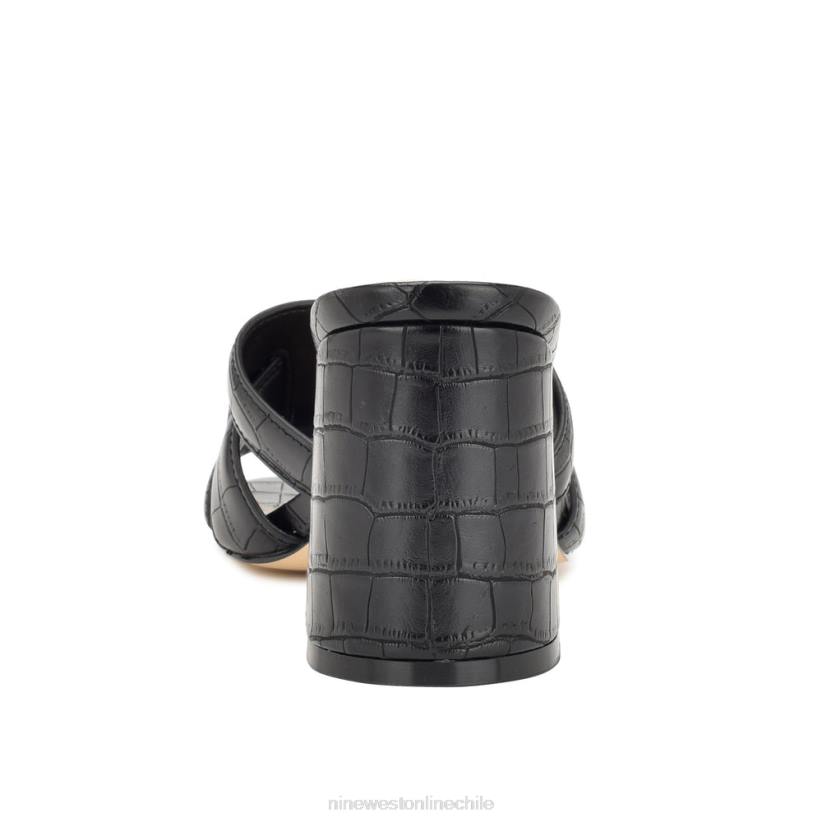 Nine West sandalias de tacón kaelyn 2Z2T2083 cocodrilo negro Nine West zapatillas chile