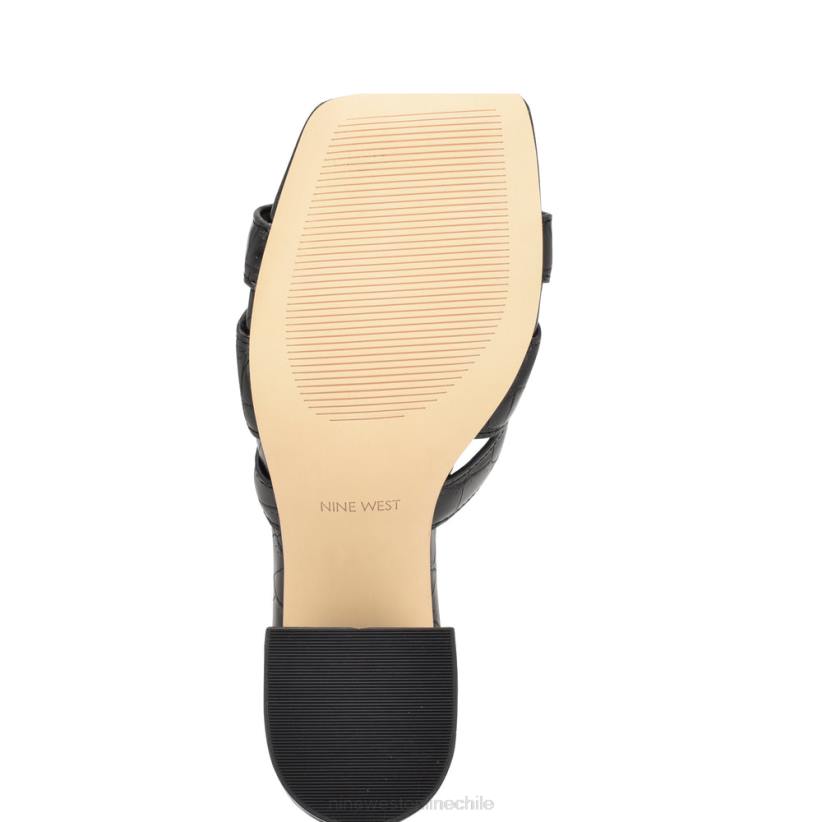 Nine West sandalias de tacón kaelyn 2Z2T2083 cocodrilo negro Nine West zapatillas chile
