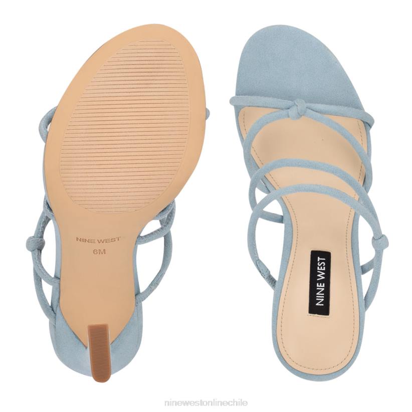 Nine West sandalias de tacón kims 2Z2T2035 gamuza azul Nine West zapatillas chile