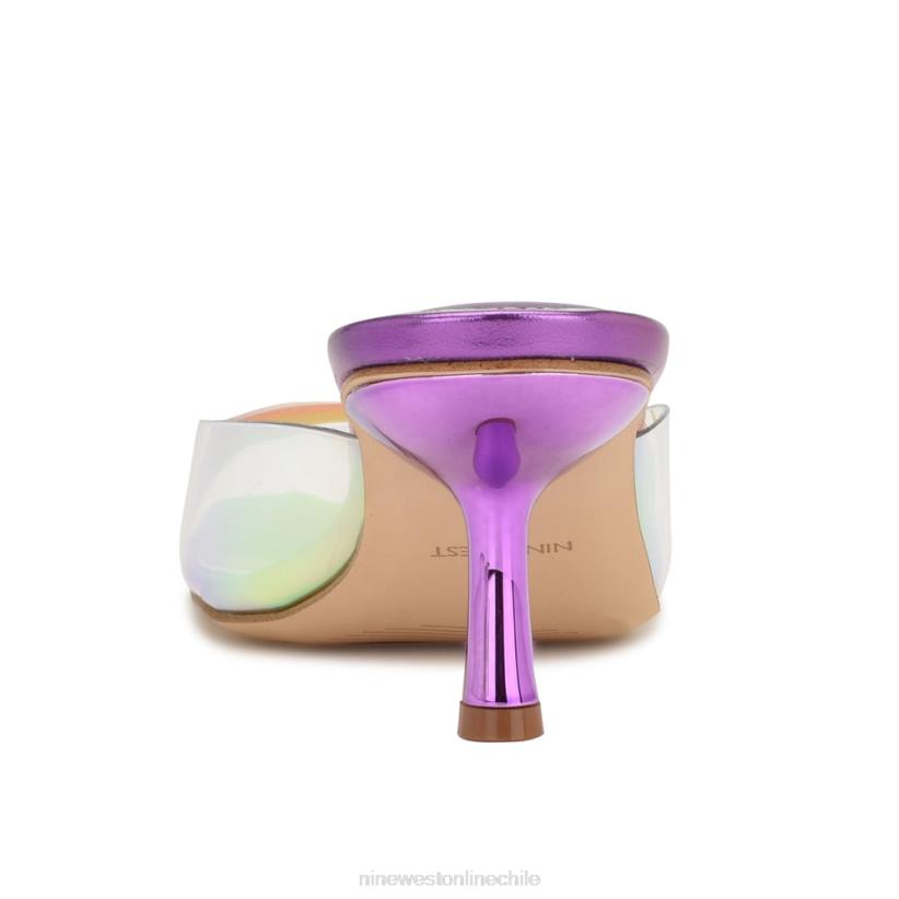 Nine West sandalias de tacón raylen 2Z2T1721 puesta de sol multimetálica Nine West shoes