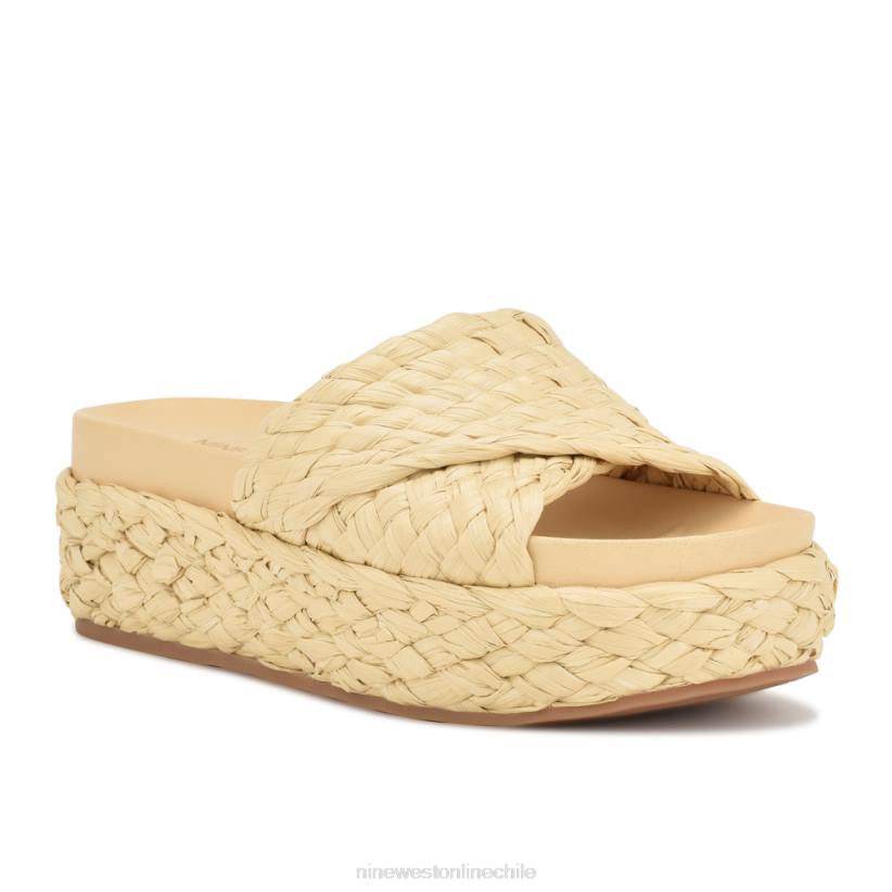 Nine West sandalias estilo alpargata canni 2Z2T647 rafia natural Nine West shoes