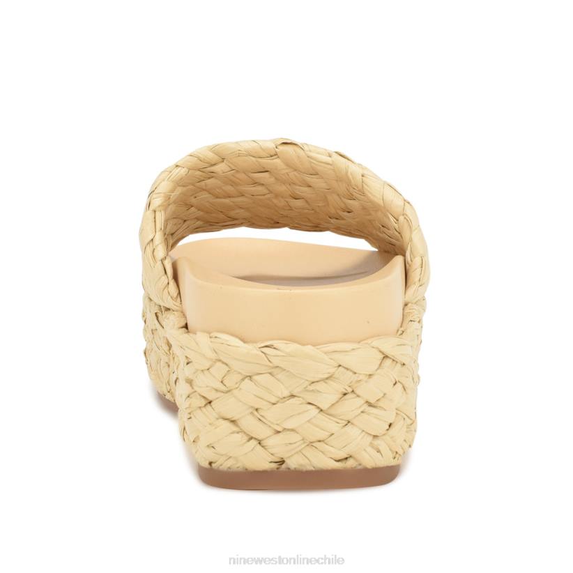 Nine West sandalias estilo alpargata canni 2Z2T647 rafia natural Nine West shoes