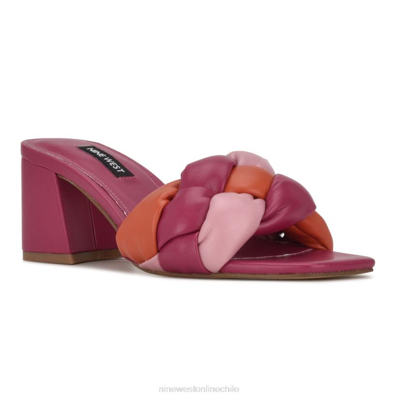 Nine West sandalias gotit con tacón cuadrado 2Z2T1026 rosa caramelo multi Nine West sandals