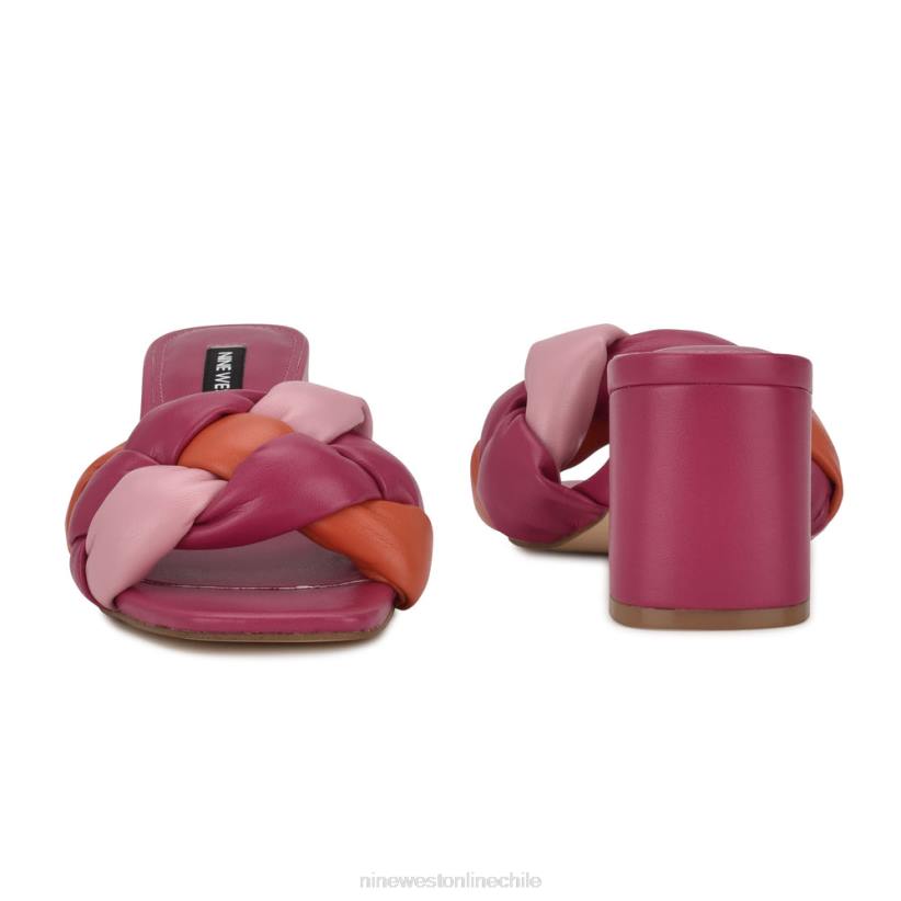 Nine West sandalias gotit con tacón cuadrado 2Z2T1026 rosa caramelo multi Nine West sandals