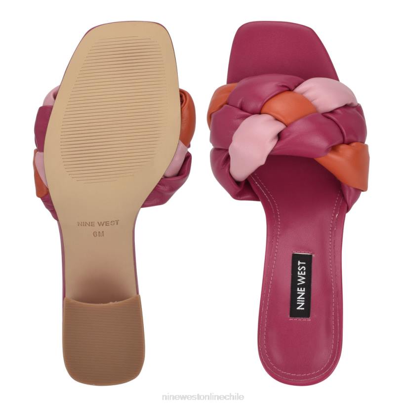 Nine West sandalias gotit con tacón cuadrado 2Z2T1026 rosa caramelo multi Nine West sandals