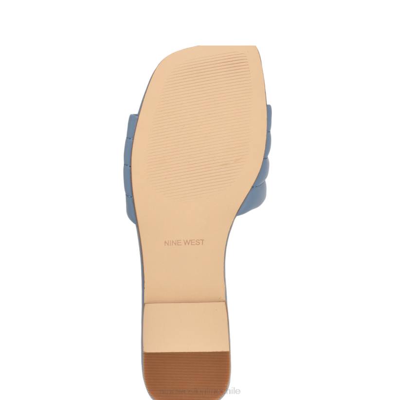 Nine West sandalias planas menqs 2Z2T2090 azul claro Nine West chile carteras