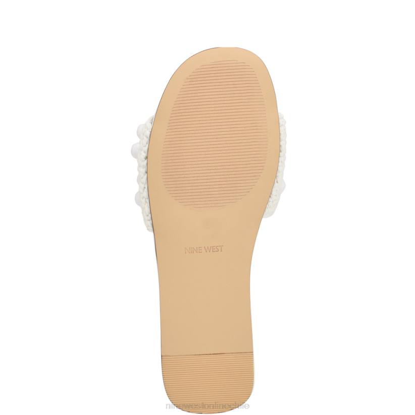 Nine West sandalias tejidas leelee 2Z2T641 blanco Nine West shoes