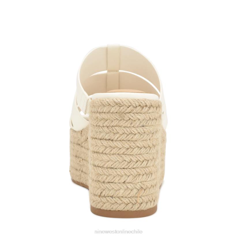 Nine West sandalias tipo alpargata keran 2Z2T670 blanco Nine West cartera negra